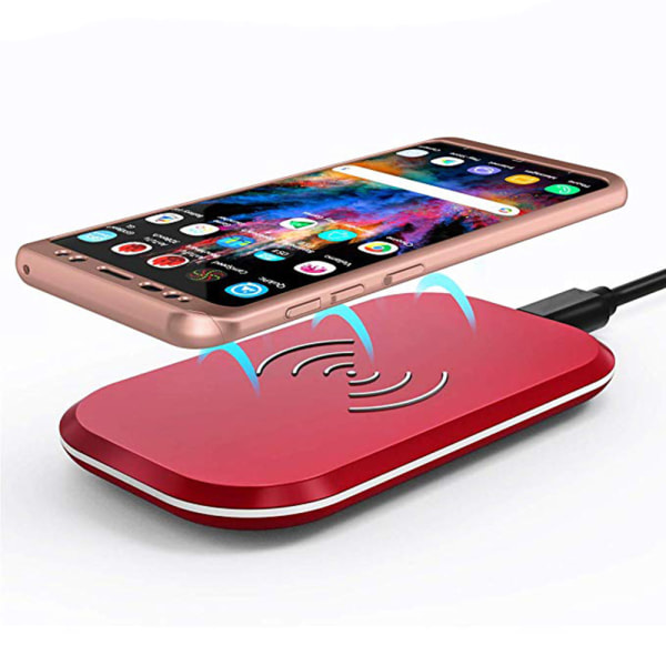 St�td�mpande (FLOVEME) Dubbelskal - Samsung Galaxy S9 Röd