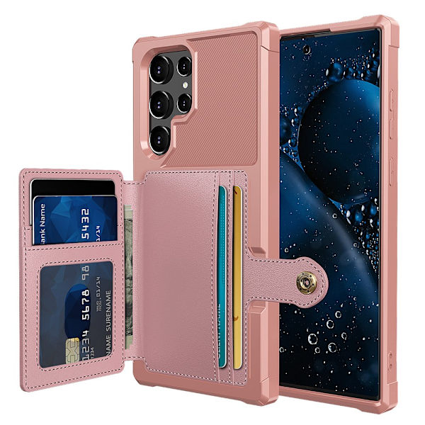 Skal Kortfack - Samsung Galaxy S23 Ultra Blå
