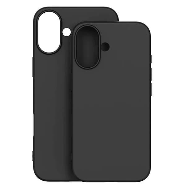 iPhone 17  Matt Silikonskal Svart