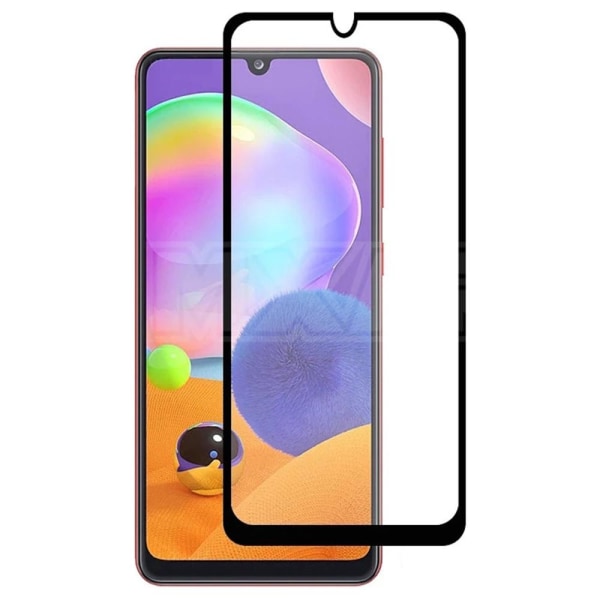 2-PAK Samsung Galaxy A20s skærmbeskytter 2.5D 0.3mm Svart