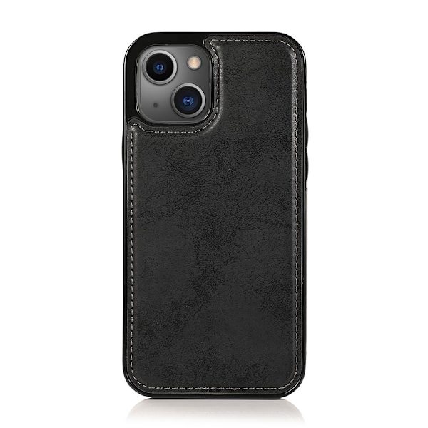 Glat stilfuldt pung etui - iPhone 13 Brun