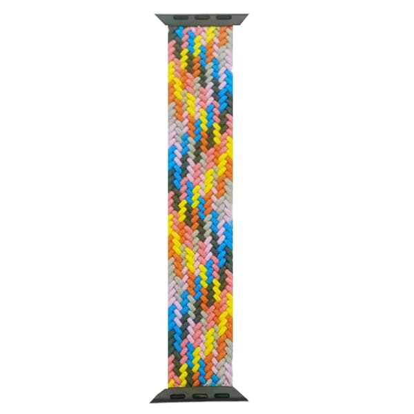 Apple Watch 38/40/41mm Armband  Inga Spännen, Bara Komfort Kaffe/Vit Medium
