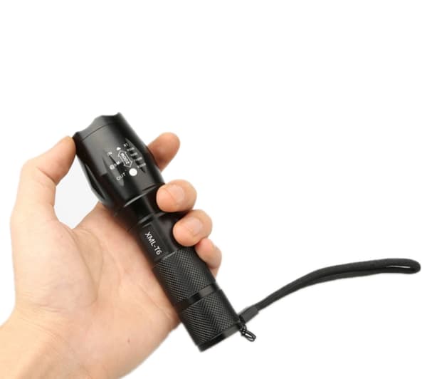 Ficklampa LED CREE XML T-6 3000 LUMENS Svart Svart