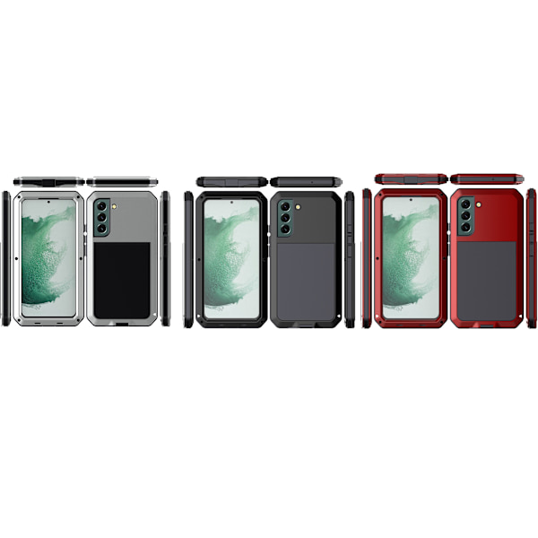 Skyddande HEAVY DUTY Aluminium Skal - Samsung Galaxy S23 Silver