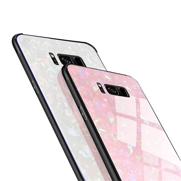 Samsung Galaxy S8+ - Tyylikäs sileä kansi marmorisuunnittelulla Röd