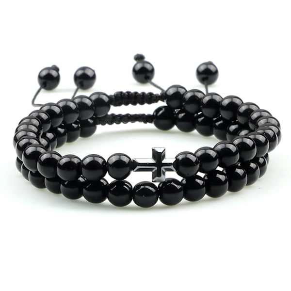 Stilsäkert Kularmband (Kors) Matte Svart