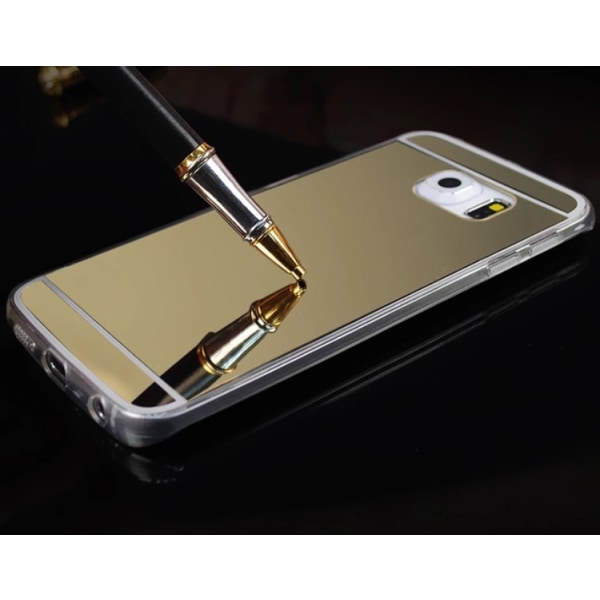 Samsung Galaxy S7 Edge - "Vintage" fra LEMAN med speildesign Silver