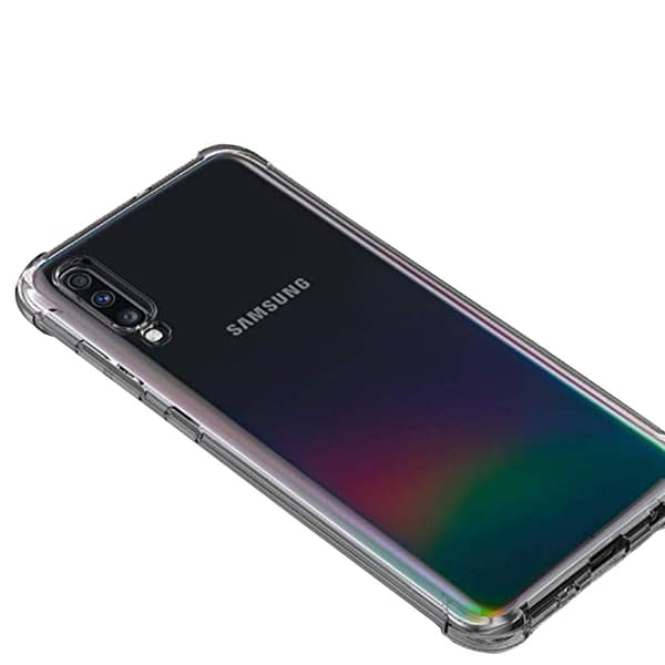 Samsung Galaxy A70 - Silikonskal Transparent/Genomskinlig