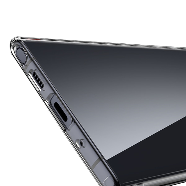 Iskuja vaimentava Smooth Double Shell -silikoni - Samsung Galaxy Note10 Svart Svart