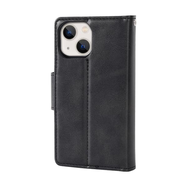 Praktisk HANMAN lommebokdeksel - iPhone 13 Svart