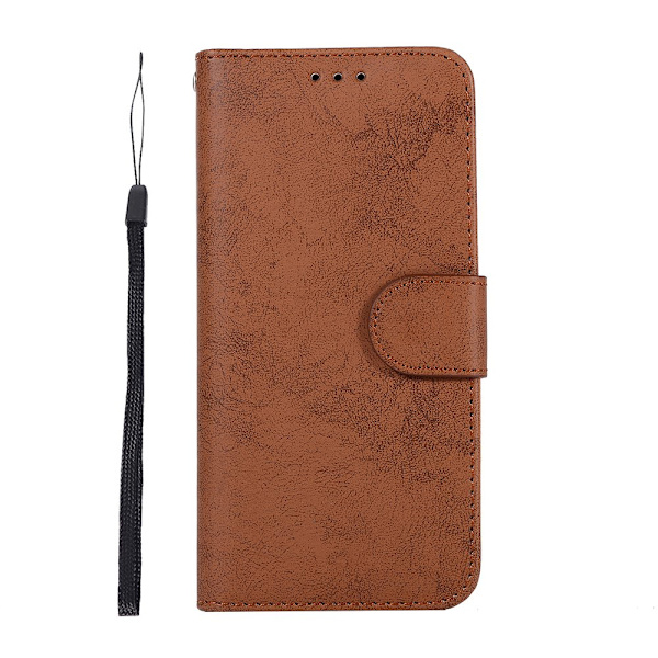 Genomtänkt Plånboksfodral från LEMAN för Samsung Galaxy S9 Brun