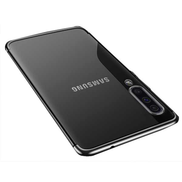 Beskyttende Smart Silikone Cover - Samsung Galaxy A50 Silver