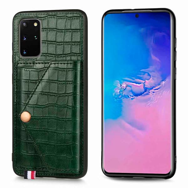 Robust Skal med Korthållare - Samsung Galaxy S20 Plus Blå