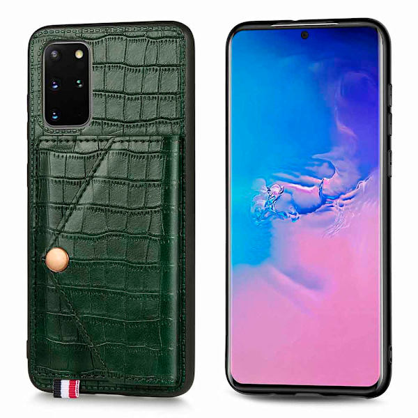 Robust Skal med Korth�llare - Samsung Galaxy S20 Plus Svart