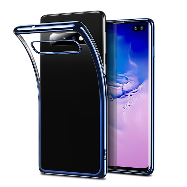 Samsung Galaxy S10 Plus - Stilrent Skyddande Silikonskal FLOVEME Grå