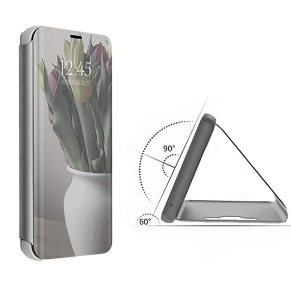 Stilig speilvendbart luksusdeksel til Samsung Galaxy S23 FE Silver