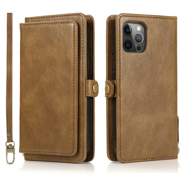 2-i-1-plånboksfodral - iPhone 12 Pro Mörkblå