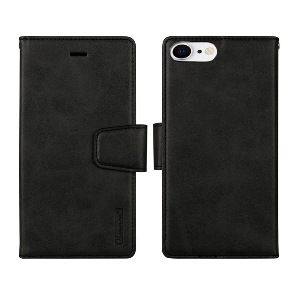 Elegant lommebokdeksel med dobbel funksjon - iPhone 8 Brun