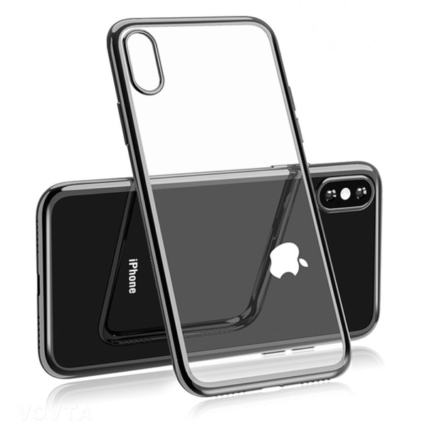 Suojakuori iPhone XS Maxille (elektropinnoitettu) Silver