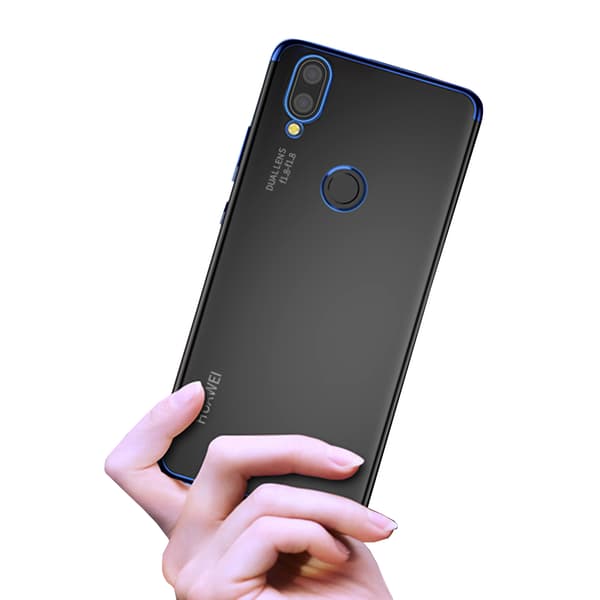 Stilsäkert Tunt Skyddsskal Silikon - Huawei Honor 10 Lite Guld