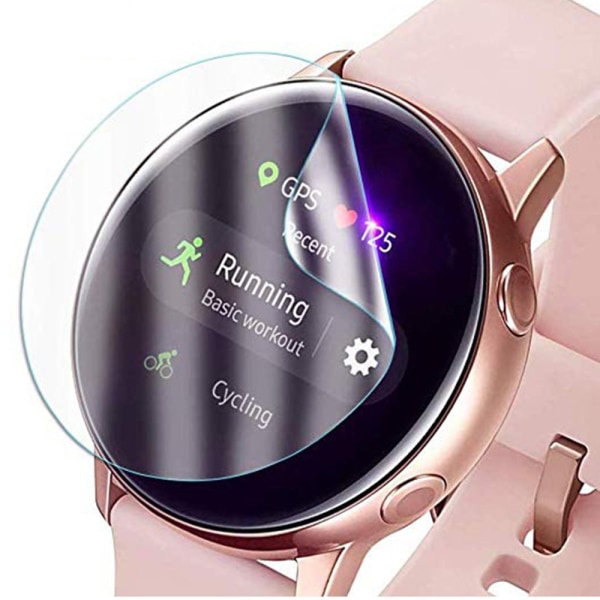 Mjukt Skärmskydd PET 40/44mm R820/R830 Galaxy Watch Active2 Transparent 44mm