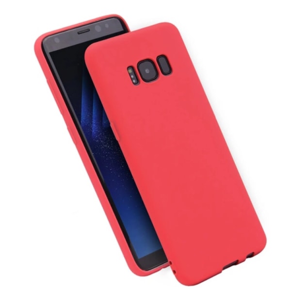 Elegant Silikonskal av LEMAN Samsung Galaxy S6 Röd