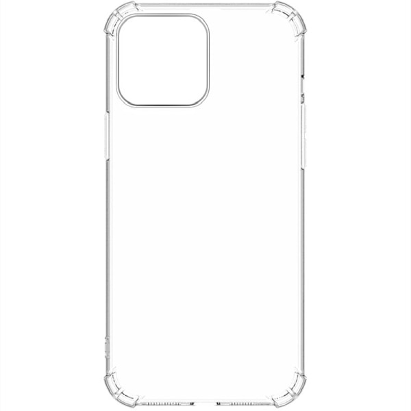 Transparent Silikonskal för iPhone 16 Pro Genomskinlig