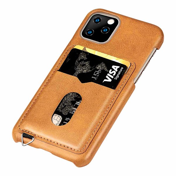 iPhone 11 Pro Max - Kuori korttipaikalla Rosaröd