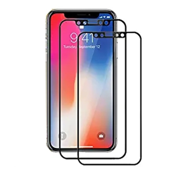 iPhone 11 skærmbeskytter Carbon 10-PACK 9H Screen-Fit 3D/HD HD-Clear Vit