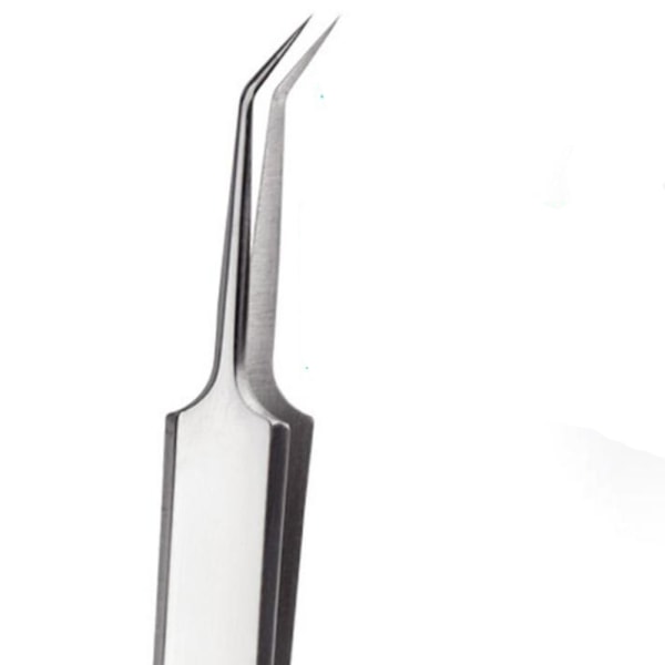 Brukervennlige pinsetter (rustfritt stål) for akne/hudormer C