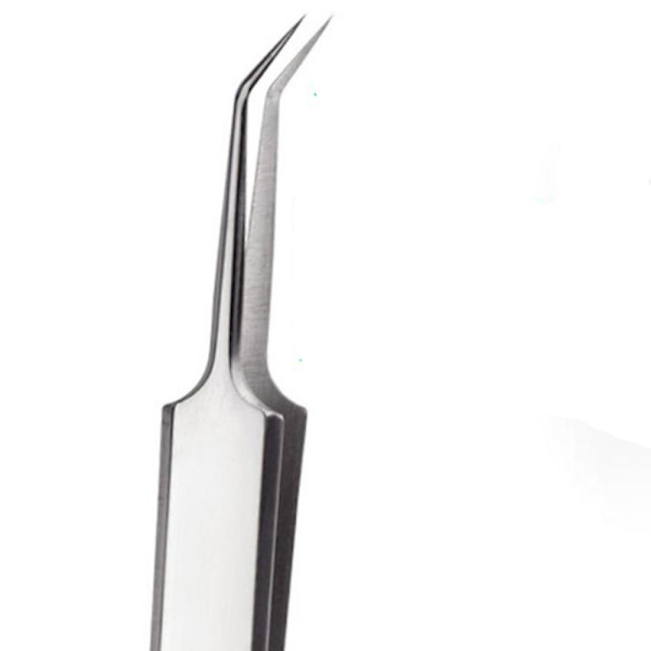 Brukervennlige pinsetter (rustfritt stål) for akne/hudormer D