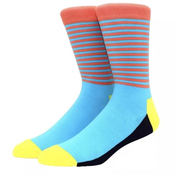 7-Pak farverige sokker UNISEX Flerfärgad
