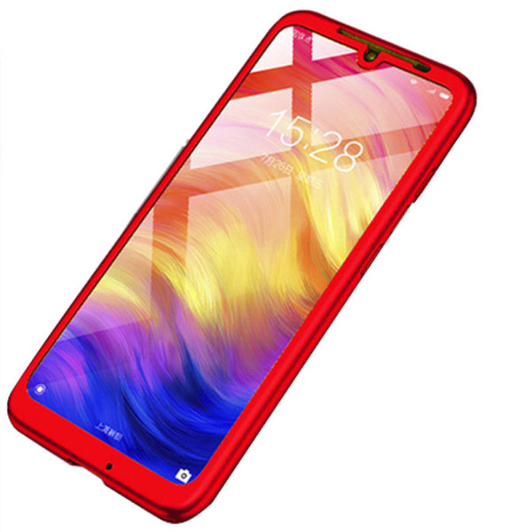 Samsung Galaxy A40 - Heltäckande Skal Röd