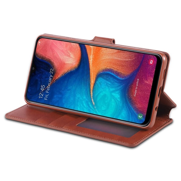 Praktisk AZNS Wallet Case - Samsung Galaxy A40 Svart