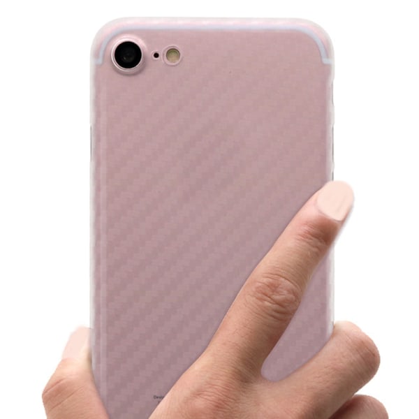 Tunt och stilrent Skal i matt-Carbonfinish för iPhone 6/6S Plus Rosa