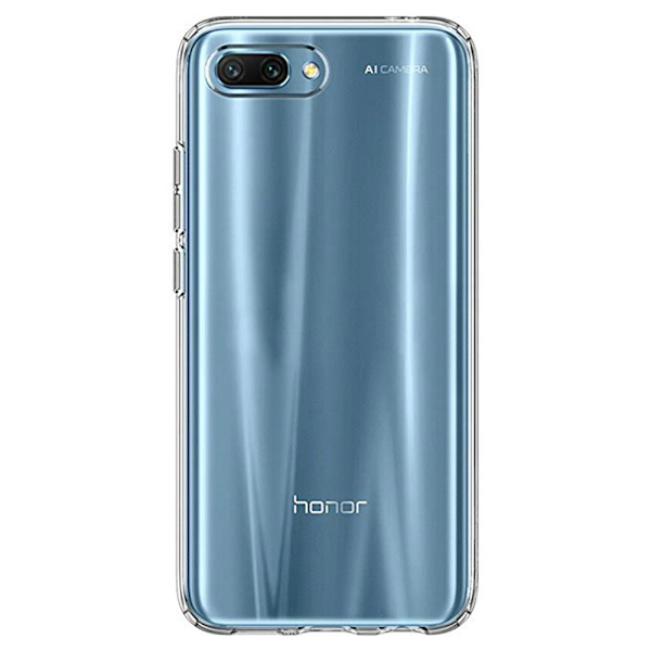 Stötdämpande Floveme Silikonskal - Huawei Honor 10 Transparent/Genomskinlig