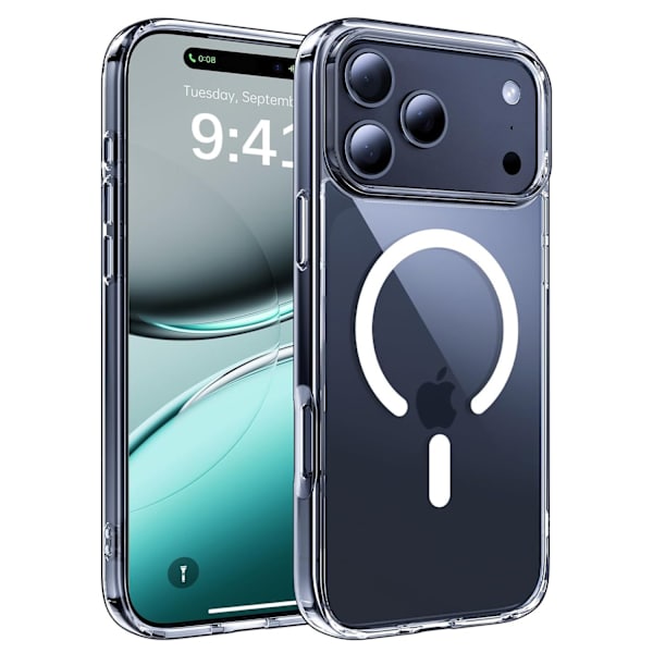 iPhone 17 Pro Max Skyddsskal  Transparent Akryl & Slagfast