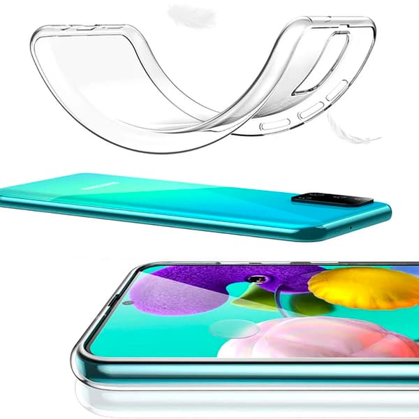 A16 5G Ultratunt Silikonskal Transparent