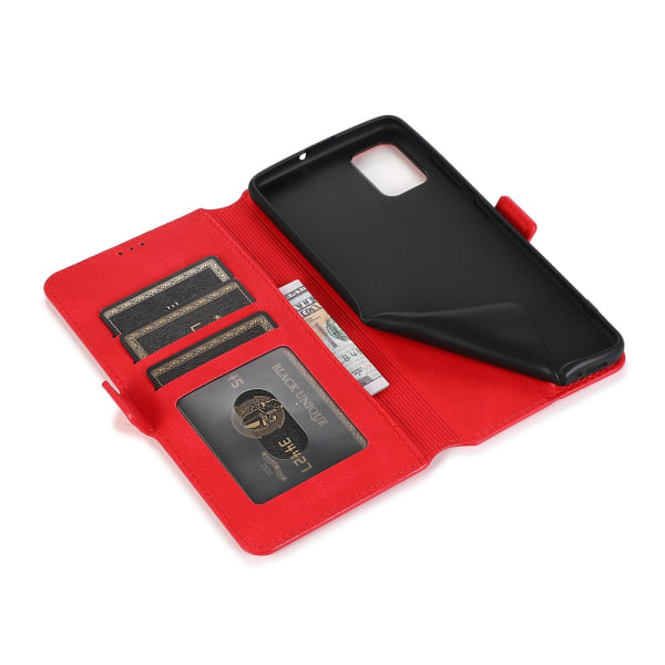 Effektivt lommebokdeksel - Samsung Galaxy A71 Röd