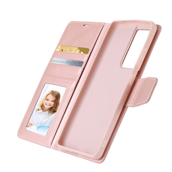 Smidigt Plånboksfodral (Hanman) - Samsung Galaxy S21 Ultra Guld