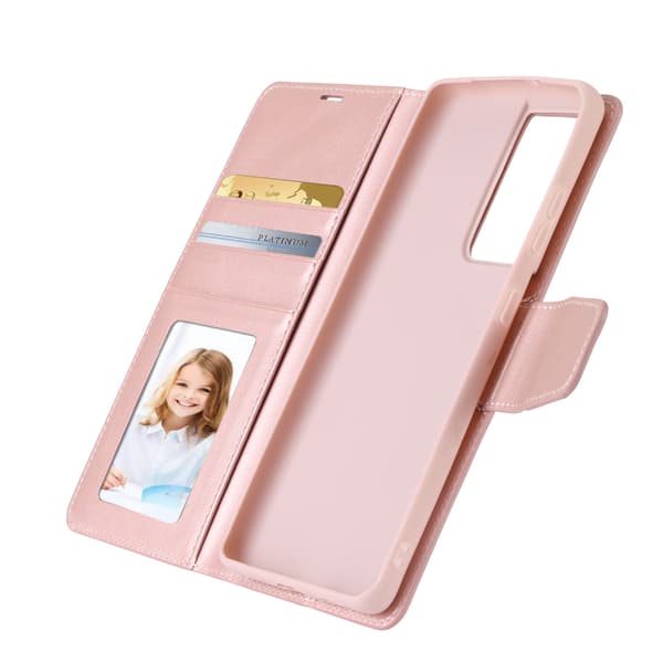 Smidigt Plånboksfodral (Hanman) - Samsung Galaxy S21 Ultra Marinblå