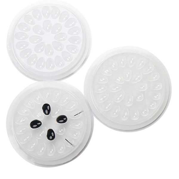 3-PACK Smidig Palett för Ögonfrans Lim Transparent