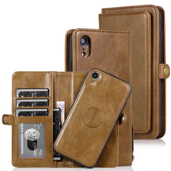 Robust Smart Plånboksfodral - iPhone XR Röd