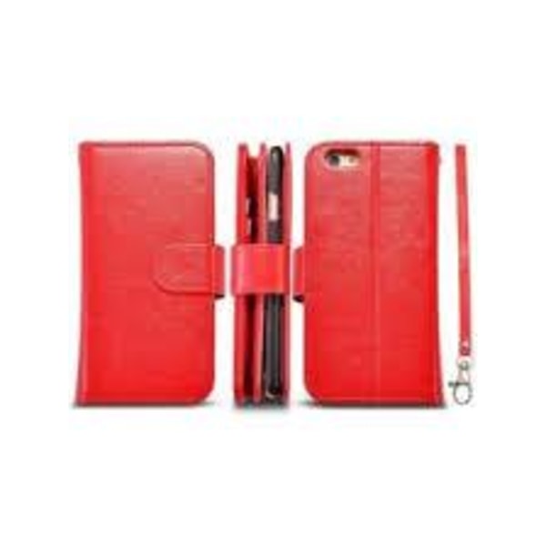 iPhone 6/6S - Stilrent Plånboksfodral i Läder från ROYBEN (RÖD) Röd Röd