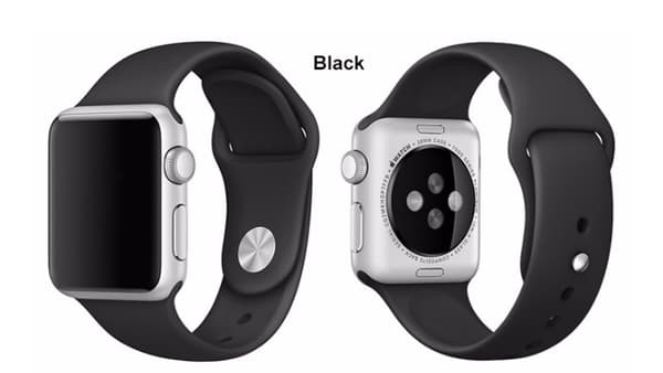 Apple Watch 45mm - Eksklusiv Silikonrem Høy Kvalitet APRIKOS Large