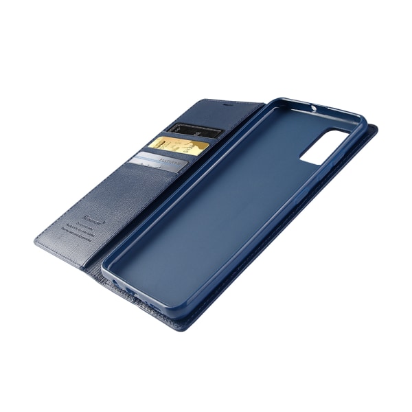 Samsung Galaxy S20 Ultra - Tyylikäs lompakkokotelo Mörkblå