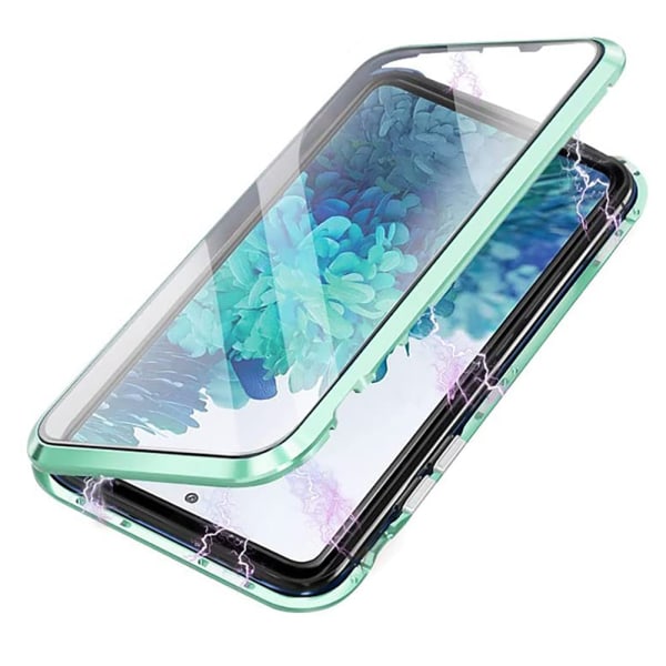 Smart magnetisk beskyttelsesdeksel (dobbelt) - Samsung Galaxy A22 5G Grön