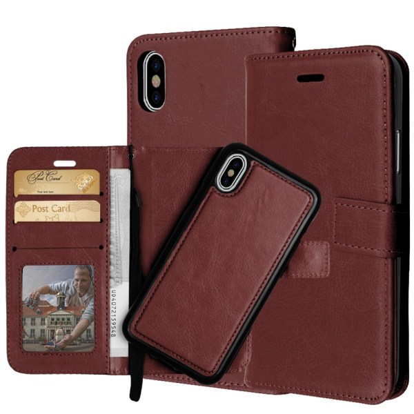 Plånboksfodral med Skalfunktion - iPhone X/XS Turkos