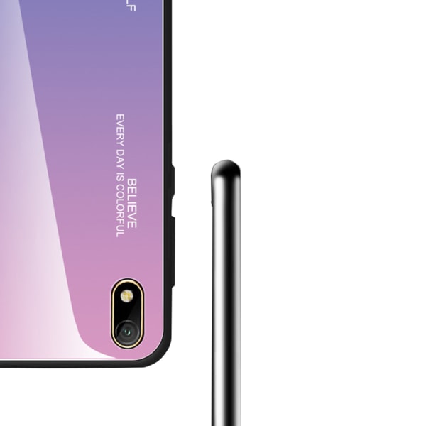 Stilig Nkobee-deksel - Huawei Y5 2019 Svart/Röd