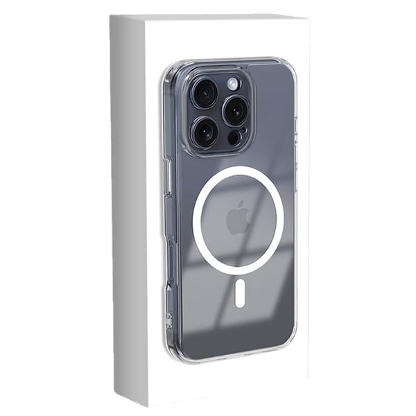 Magnetisk Precision och Totalt Skydd för iPhone 16 Pro Max Genomskinlig